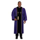 Peachskin Pulpit Robe Purple 53
