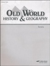 Abeka Old World History & Geography  Tests