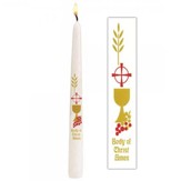 My First Communion Taper Candle, 7/8 inch x 10 inch