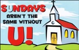 Without U (Numbers 6:24) Postcards, Pack of 25