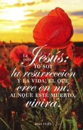 Yo Soy La Resurección, Juan 11:25, 100 Boletines  (I Am The Resurrection, John 11:25, 100 Bulletins)