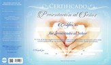 Certificado de presentacion, Azul 20 pack (Dedication Certificate, Blue)
