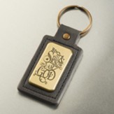 Be Still and Know That I Am God Keyring in Tin