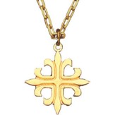 Fleury Cross on Chain 1/2 inch