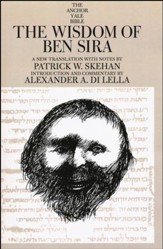 The Wisdom of Ben Sira: Anchor Yale Bible Commentary [AYBC]