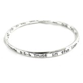 Trust in the Lord with All Your Heart Mobius Bracelet