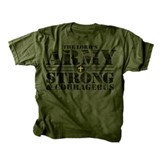 The Lord's Army Shirt, Green, Youth Large