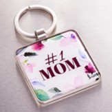 #1 Mom Keyring