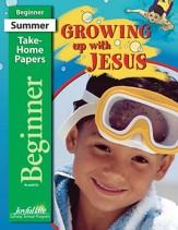 Growing Up with Jesus Beginner (ages 4 & 5) Take-Home Papers