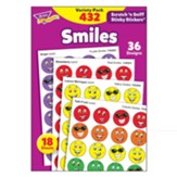 Stinky Stickers Smiles 432 Per Variety Pk Acid-Free 3 Pk