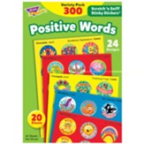Stinky Stickers Positive Words Acid-Free Variety 300 Per Pk 3 Pk