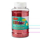 Glitter 16 Oz Bottle Red 3