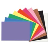 Construction Paper 10 Assorted Colors, 12x18,  50 Sheets per pack -- pack of 5