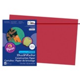 Sunworks 12X18 Red Construct Paper 50 Sheets per pack -- pack of 5