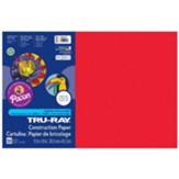 Tru Ray 12X18 Festive Red Construction Paper 50Sht Per Pk