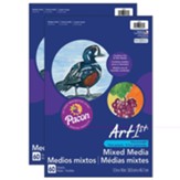 Art1St Multi Media Art Paper, Heavyweight, 12 x 8 60 sheets per pack -- pack of 2