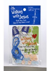 Walking with Jesus Beaded Cross Backpack Tag Activity Kit