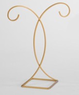 Decorative Gold Ornament Stand,  Hanging Height 9.5 inches