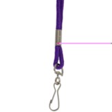 Standard Lanyard Hook Rope Style, Purple, Pack of 24