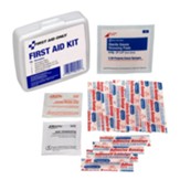 Personal First Aid Kit, 13 Piece, Plastic Case