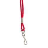 Standard Lanyard Hook Rope Style, Red