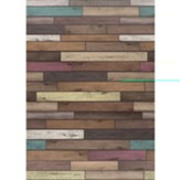 Better Than Paper ® Bulletin Board Roll, 4 x 12, Reclaimed Wood Design, 4 Rolls