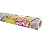 Better Than Paper ® Bulletin Board Roll, 4 x 12, Herringbone White Wood Design, Pack of 4