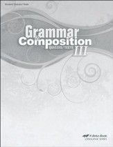 Abeka Grammar & Composition III Quizzes & Tests