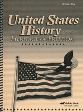 Abeka United States History in Christian Perspective:  Heritage of Freedom Answer Key (3rd Edition)
