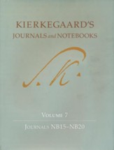 Kierkegaard's Journals and Notebooks: Volume 7, Journals NB15-NB20