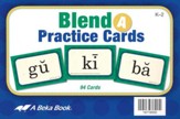 Abeka K4-2 Blend Practice Cards A  (94 cards)
