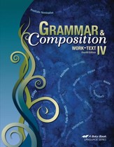 Abeka Grammar & Composition IV Work-text