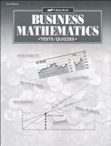 Abeka Business Mathematics Tests, Quizzes & Speed Drills