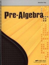 Abeka Pre-Algebra Solution Key