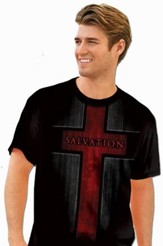 Salvation, Short Sleeve Regular Fit Tee Shirt, Black, Adult Medium