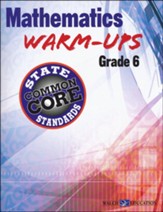 Mathematics Warm-Ups for CCSS, Grade 6 - PDF Download [Download]