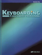 Abeka Keyboarding and Document  Processing Solution Key