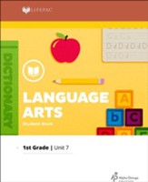 Lifepac Language Arts Grade 1 Unit 7: Vowel Digraphs, Consonant Blends, Sentences