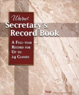 Secretary's Record Book (24 Classes)