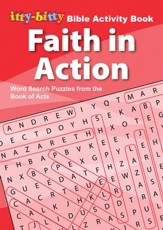 Faith In Action Word Search, itty-bitty Bible Activity Book