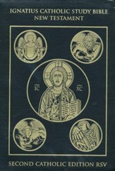 RSV Ignatius Catholic Study Bible New Testament 2nd Edition, Leatherbound