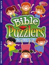 Bible Puzzlers Activity Book, Ages 6-10