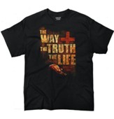 The Way, the Truth, the Life Shirt, Black, Large