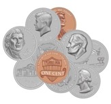 Abeka Classroom Coins (K4-4; 52 pieces)