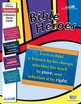 Bible Heroes Primary (Grades 1-2) Memory Verse Visuals