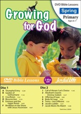 Growing for God Primary (Grades 1-2) Bible Lesson DVD