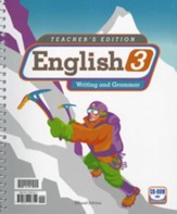 BJU Press English 3: Writing & Grammar, Teacher's Edition, 2nd Edition