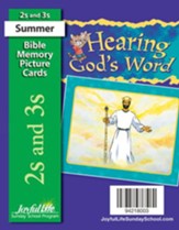 Hearing God's Word (ages 2 & 3)  Bible Memory Picture Cards