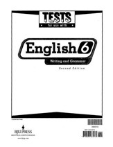 BJU Press English Grade 6 Tests, Second Edition