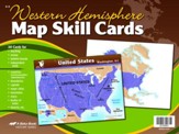 Abeka Western Hemisphere Map Skill  Cards--Grades 6 to 8  (Updated Edition)